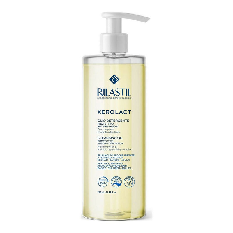 Huile de douce Xerolact Rilastil Nettoyant Hydratant (750 ml)