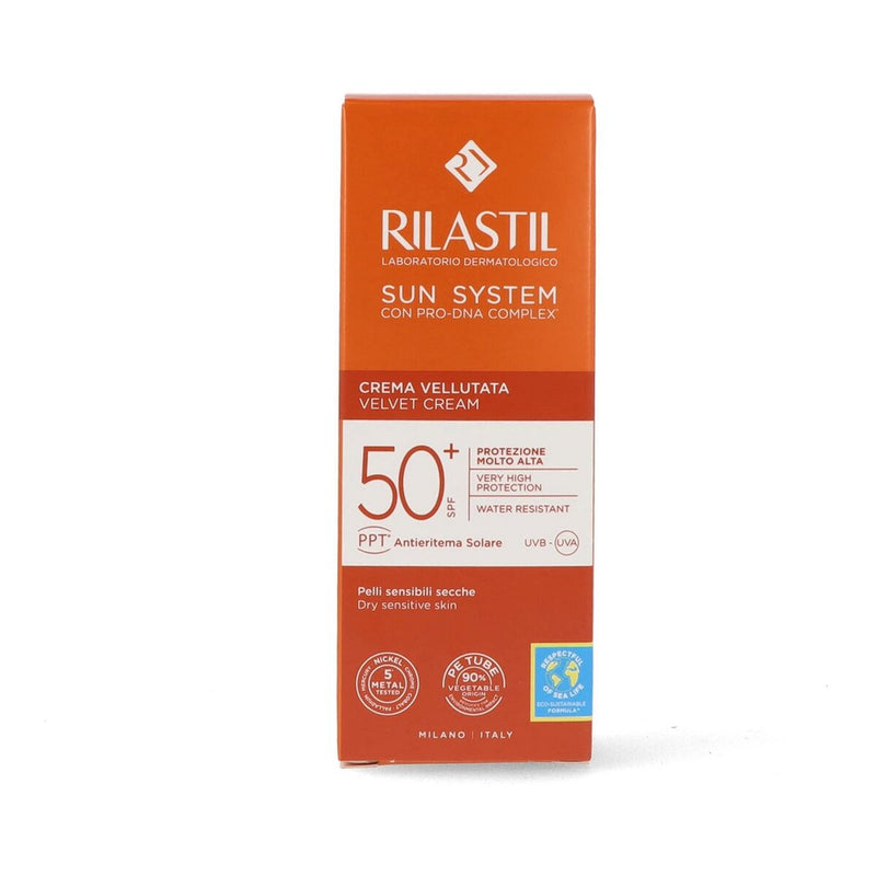 Crème Solaire Avec Couleur Rilastil Sun System Spf 50+ (50 ml)