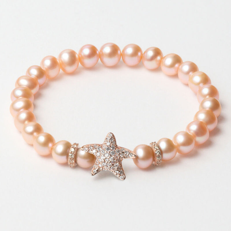 Bracelet Femme Lancaster JLA-BR-STAR-2-PE Orange Argent 925 16 mm Rosé