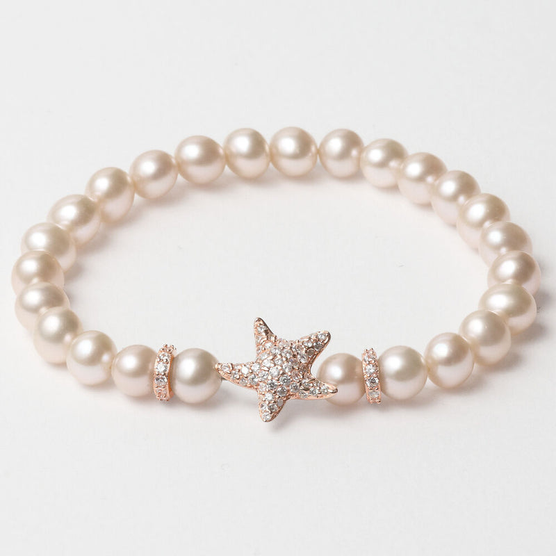 Bracelet Femme Lancaster JLA-BR-STAR-2-WH Blanc Argent 925 16 mm Rosé