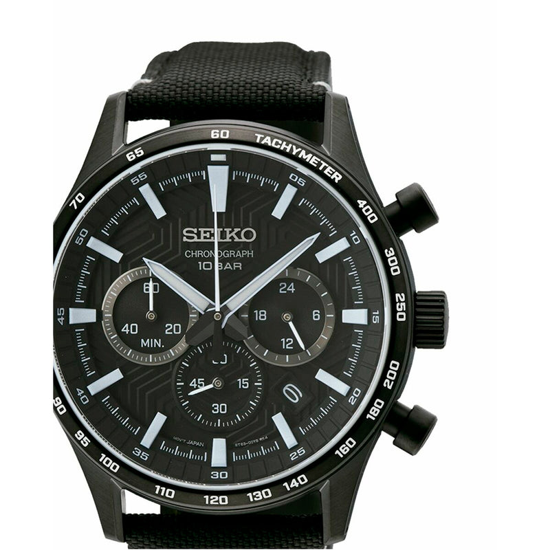 Montre Homme Seiko SSB417P1 Noir