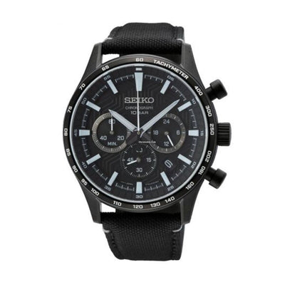 Montre Homme Seiko SSB417P1 Noir