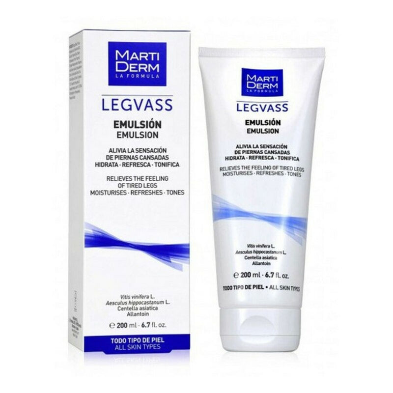 Lotion pour le corps jambes fatiguées Legvass Martiderm (200 ml)