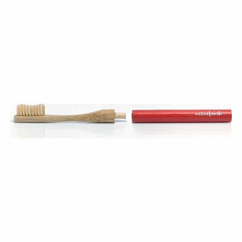 Brosse à Dents Headless Naturbrush Rouge (1 Pièce)