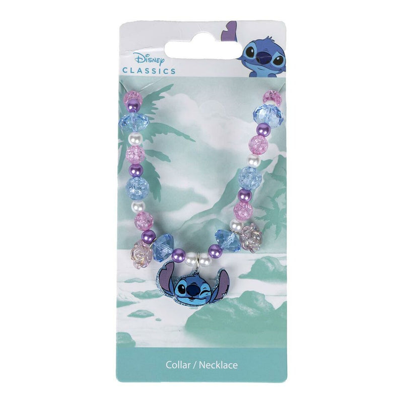 Collier Fille Stitch Bleu Violet