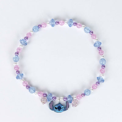 Collier Fille Stitch Bleu Violet