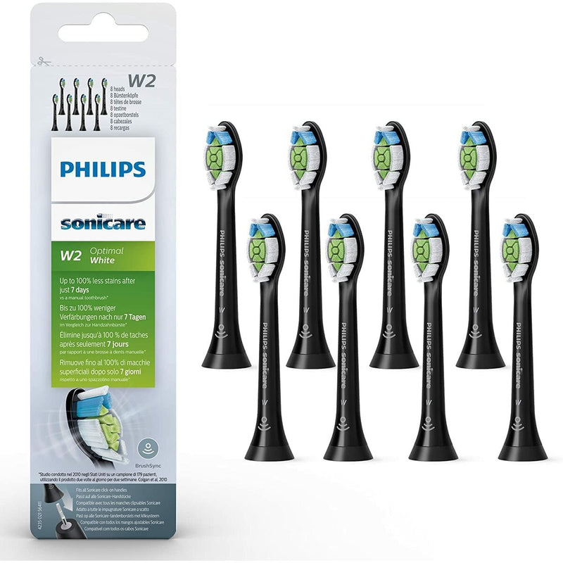 Tête de rechange Sonicare W2 Optimal Philips HX6068/13 Noir 8 Unités