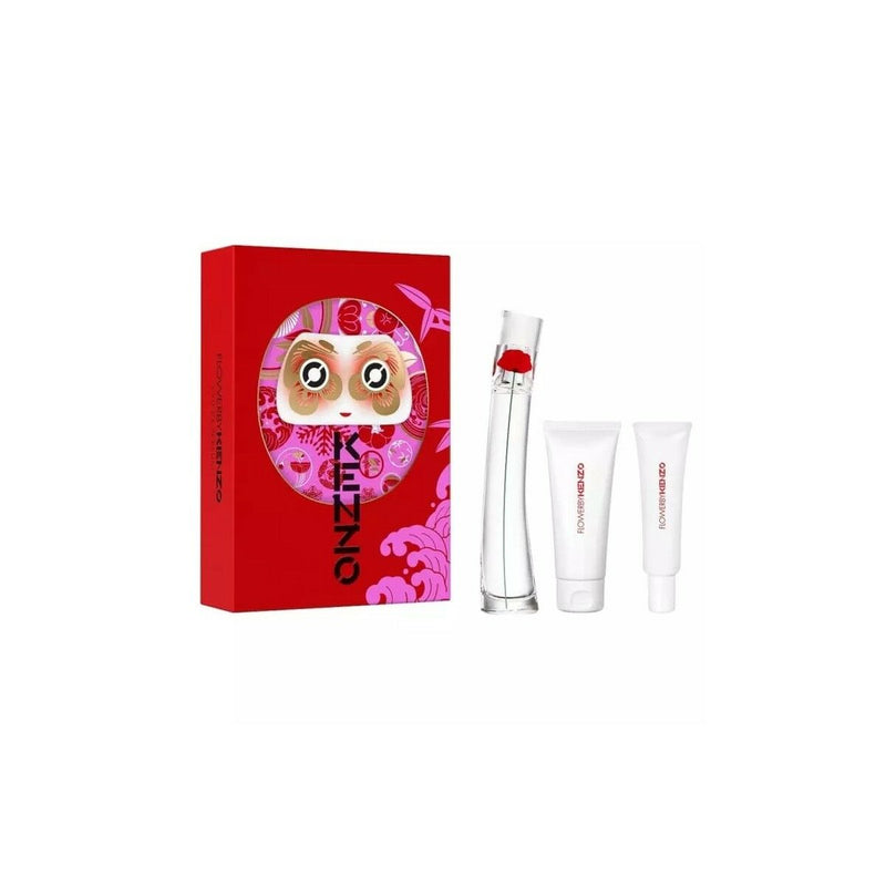 Set de Parfum Femme Kenzo Flower by Kenzo 3 Pièces