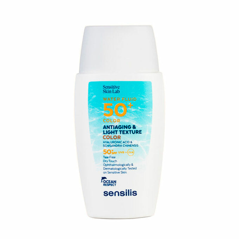 Crème Solaire Avec Couleur Sensilis 40 ml SPF 50+