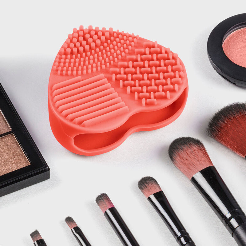 Nettoyeur pour pinceaux de maquillage Heart InnovaGoods